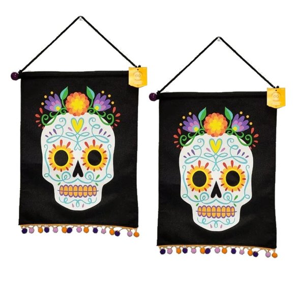 Dia De Los Muertos Set - 14pc Set - Day of the Dead Sugar Skulls Halloween - Picture 2 of 8